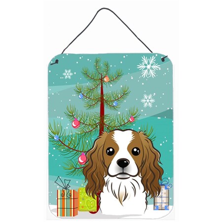 Carolines Treasures Christmas Tree And Cavalier Spaniel Wall and Door Hanging Prints BB1596DS1216